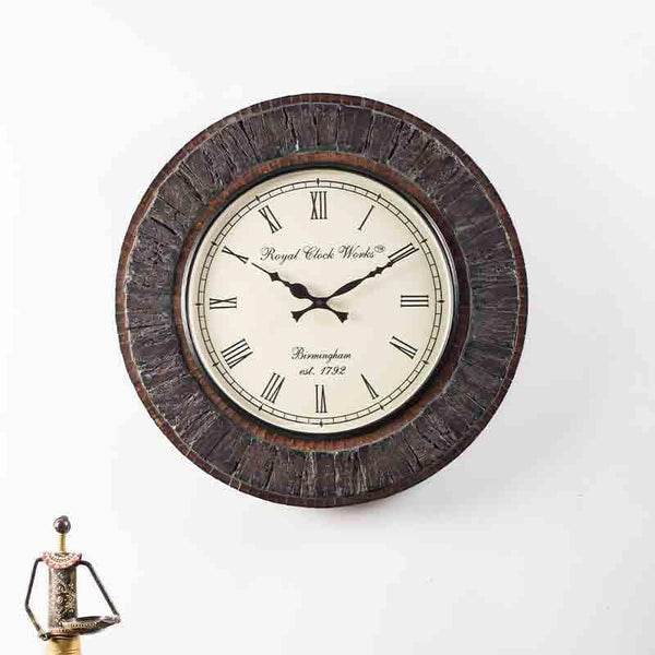 Buy Wall Clock - Earthy Rhythm Wall Clock at Vaaree online