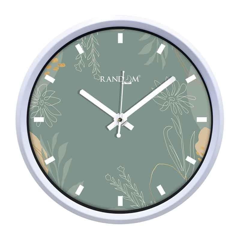 Buy Fleur Wall Clock - Green Wall Clock from Vaaree