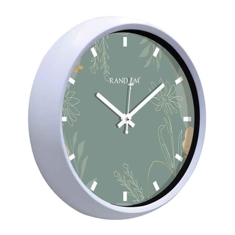 Buy Fleur Wall Clock - Green Wall Clock from Vaaree