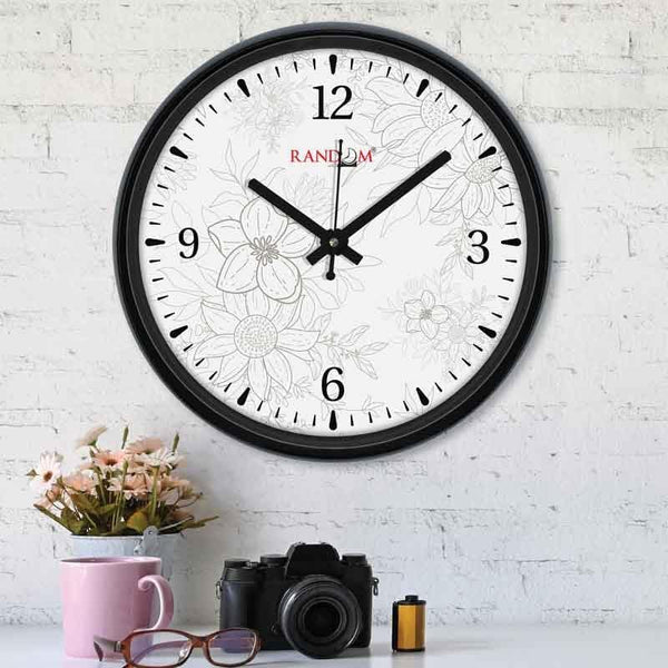 Wall Clock - Fleur Wall Clock - White