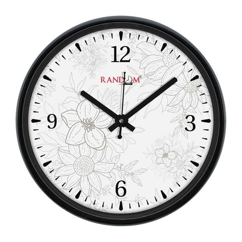 Wall Clock - Fleur Wall Clock - White