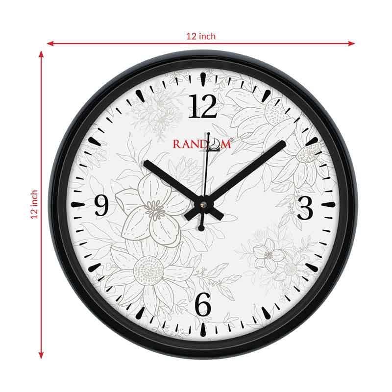 Wall Clock - Fleur Wall Clock - White