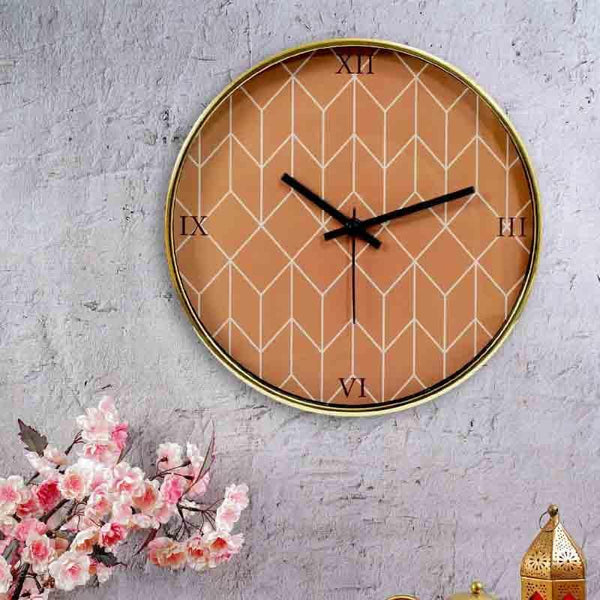 Wall Clock - Geometric Pattern Wall Clock