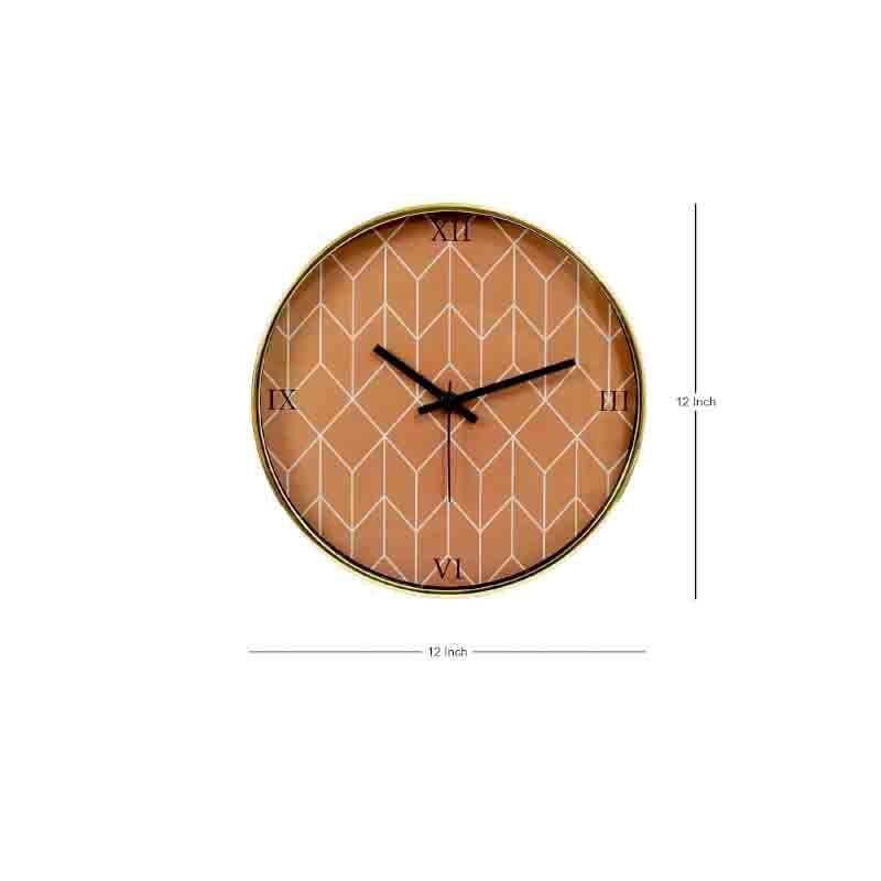 Wall Clock - Geometric Pattern Wall Clock