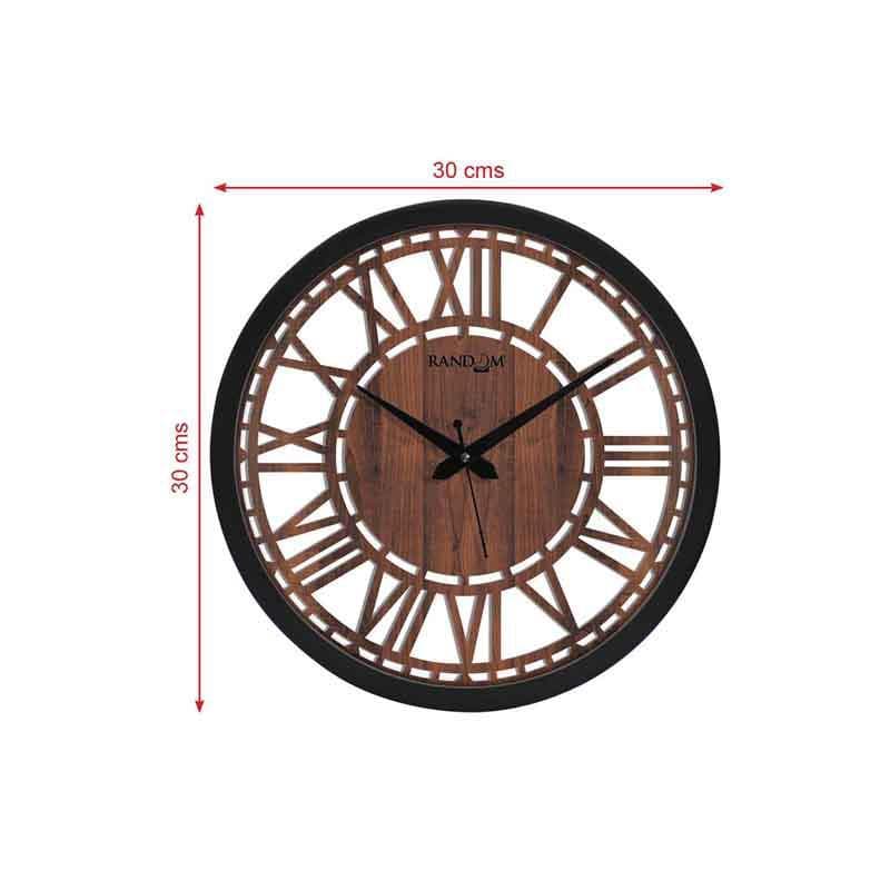 Buy Neutral Wall Clock - Brown Wall Clock from Vaaree