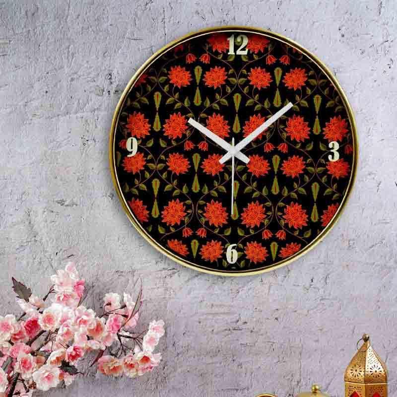 Wall Clock - Night Bloom Wall Clock