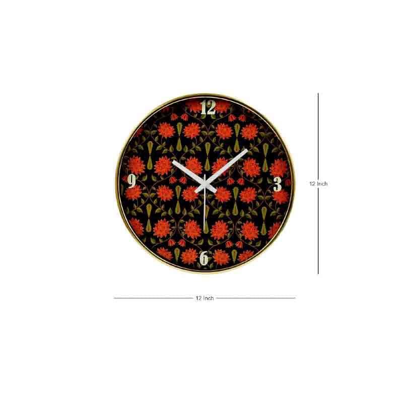 Wall Clock - Night Bloom Wall Clock