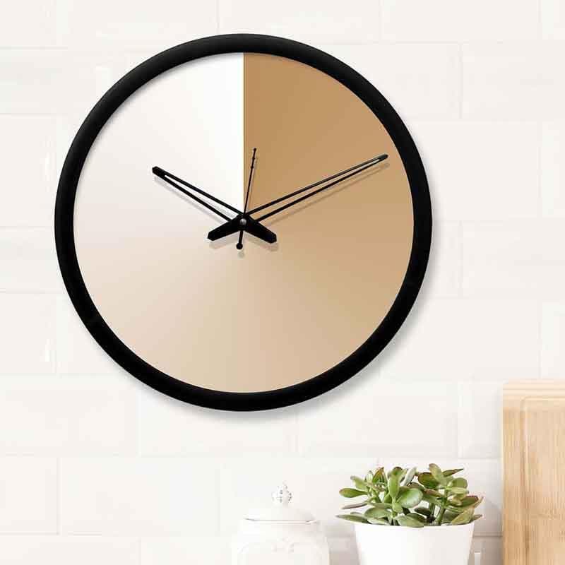 Buy Ombre Wall Clock - Brown Wall Clock from Vaaree