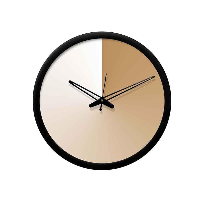 Buy Ombre Wall Clock - Brown Wall Clock from Vaaree