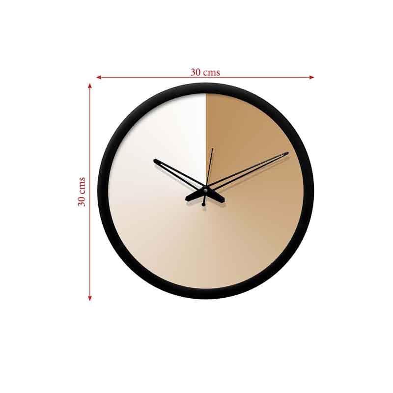 Buy Ombre Wall Clock - Brown Wall Clock from Vaaree