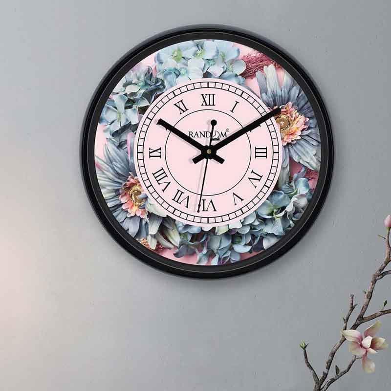 Buy Poignant Blooms Wall Clock Wall Clock from Vaaree