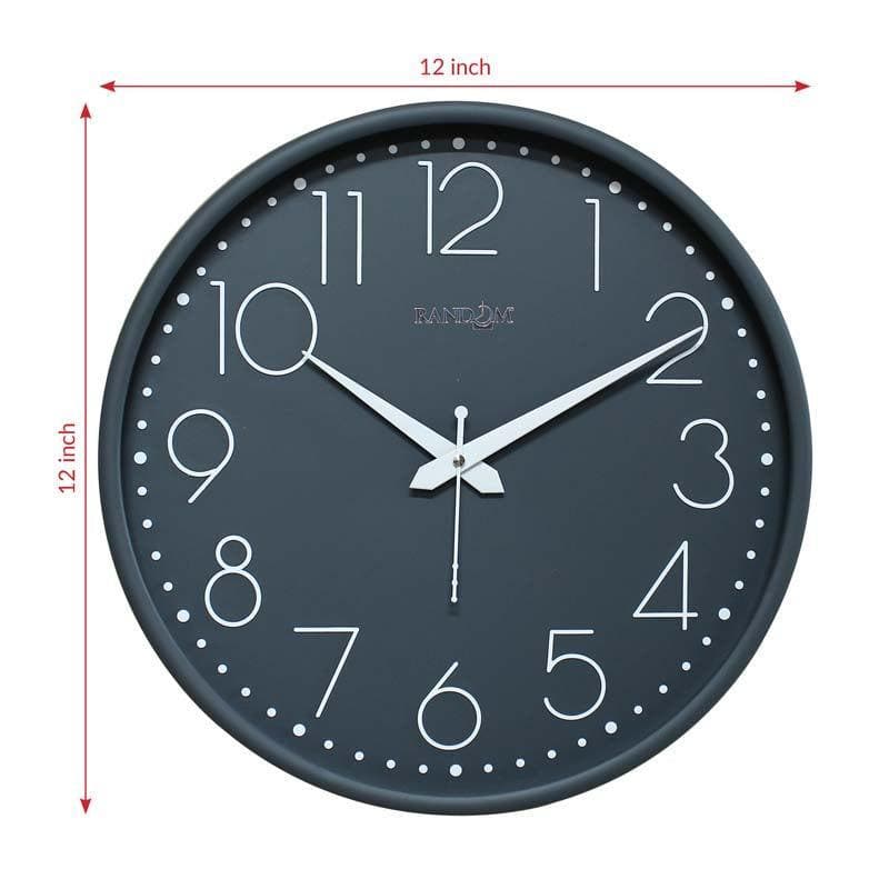 Buy Simpl O'Clock - Grey Wall Clock from Vaaree