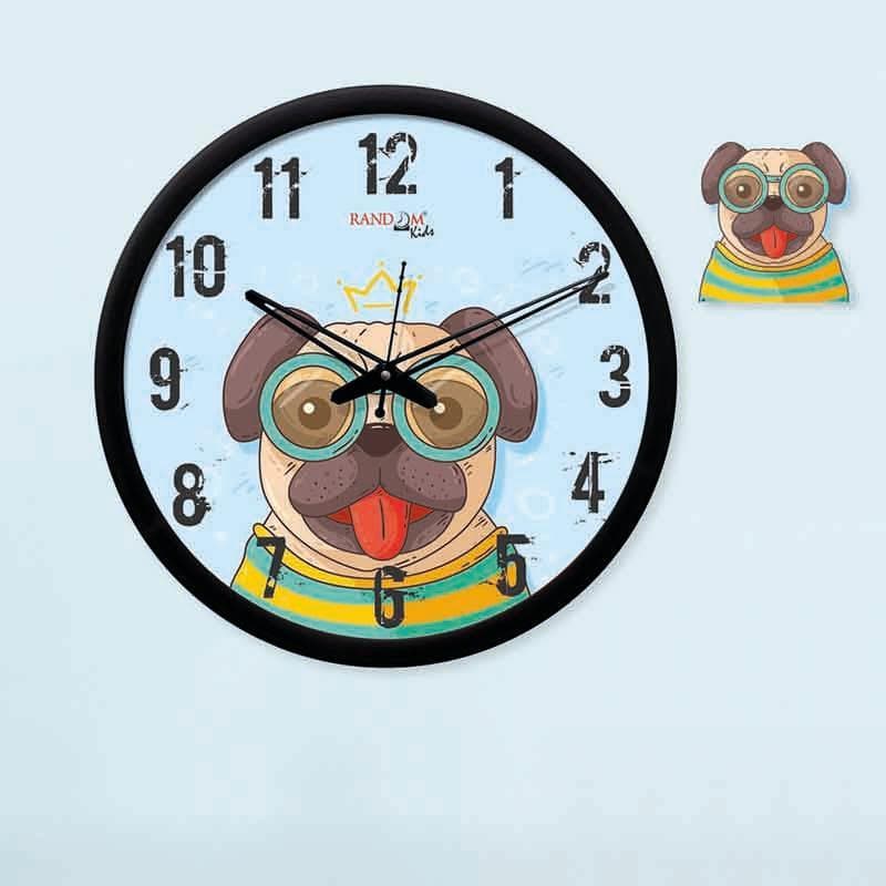 Wall Clock - The Pug Woof Wall Clock