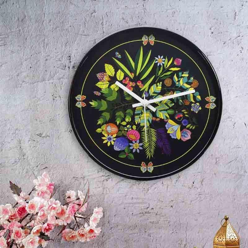 Wall Clock - Vibrant Bliss Blue Wall Clock