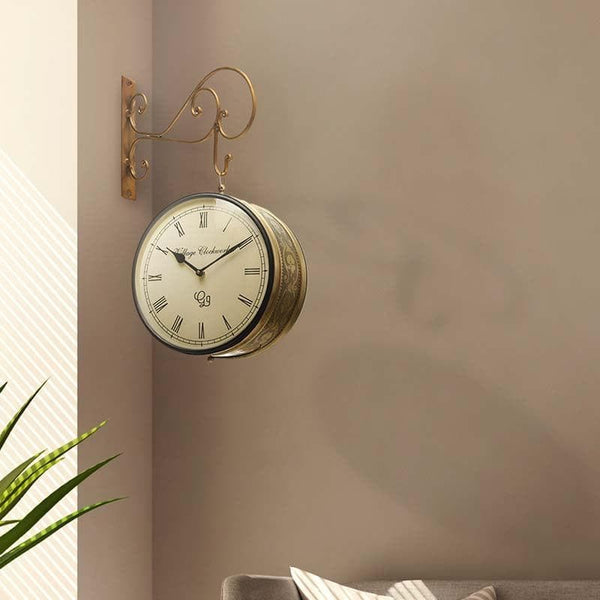 Buy Wall Clock - Victorian Railway Clock at Vaaree online