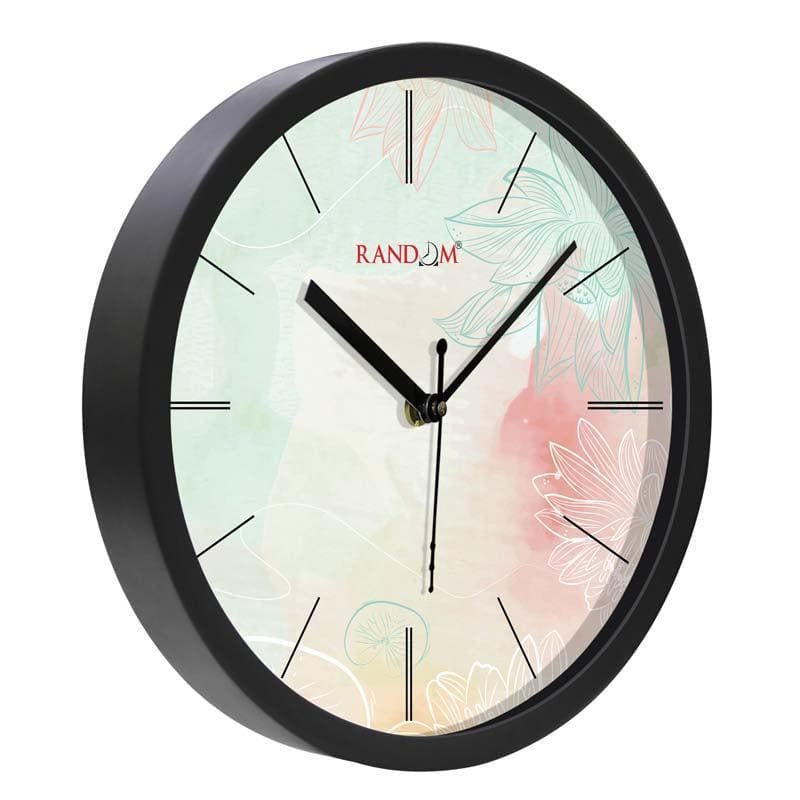 Wall Clock - Water Blushed Florals Wall Clock