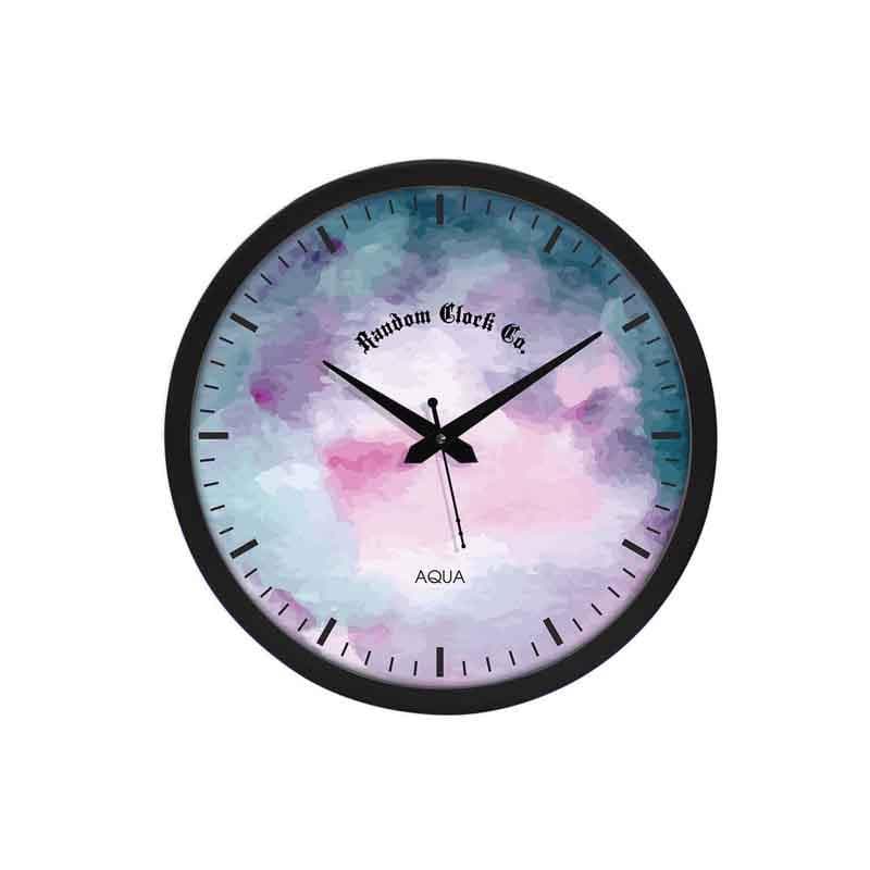 Wall Clock - Watercolors Wall Clock - Purple