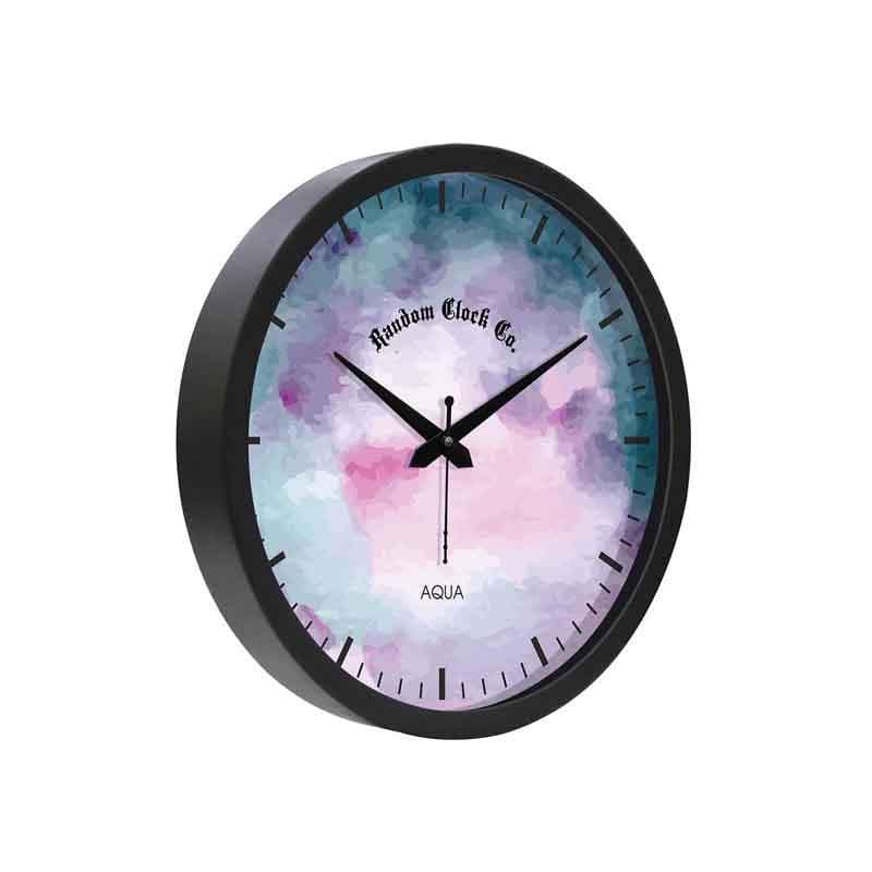 Wall Clock - Watercolors Wall Clock - Purple