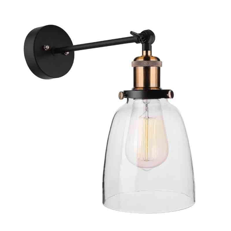 Buy Bell Bottom Glass - Bronze - Arm Light Wall Lamp from Vaaree