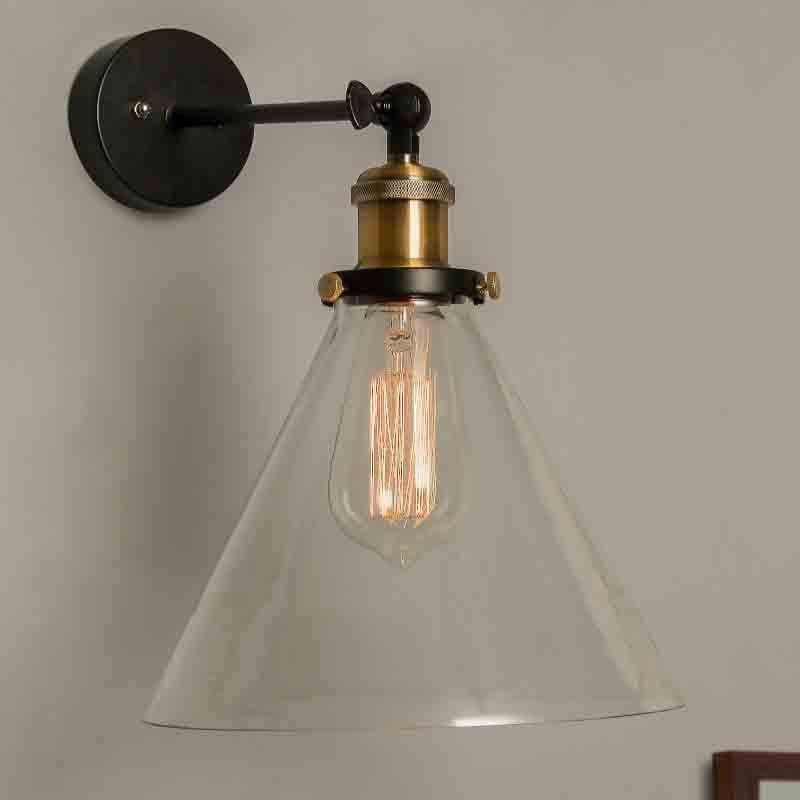 Buy Conica Glass Arm Light - Gold Wall Lamp from Vaaree