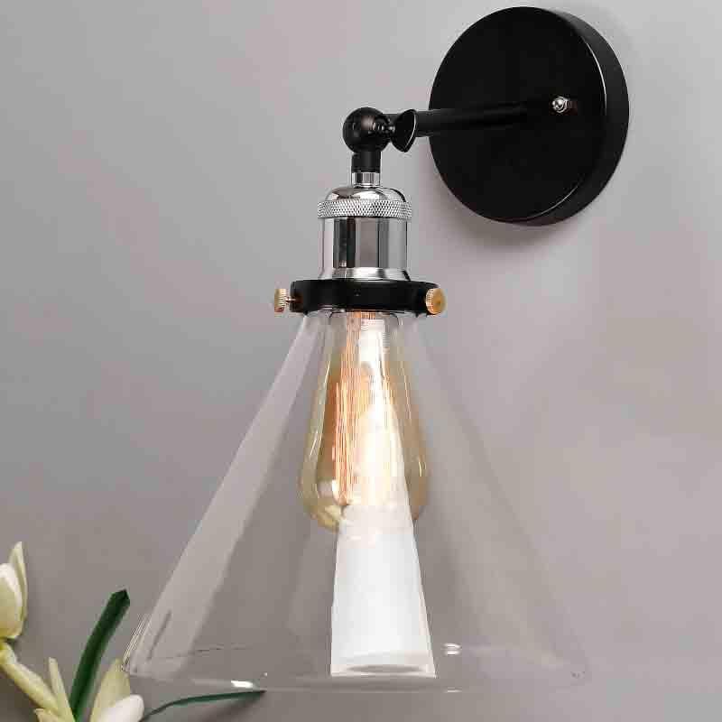 Buy Conica Glass Celing Lamp - Grey Wall Lamp from Vaaree