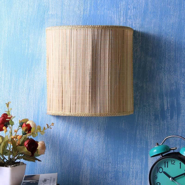Wall Lamp - Cylindrical Floating Wall Lamp - Beige