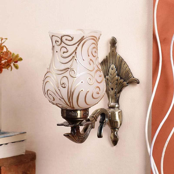 Buy Golden Waves Wall Lamp Wall Lamp from Vaaree