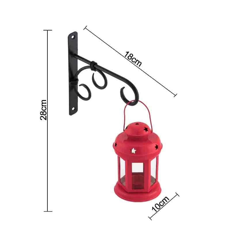 Buy Lovestruck Lantern Tealight Candle Holder (Red) - Set Of Two Candle Holders from Vaaree