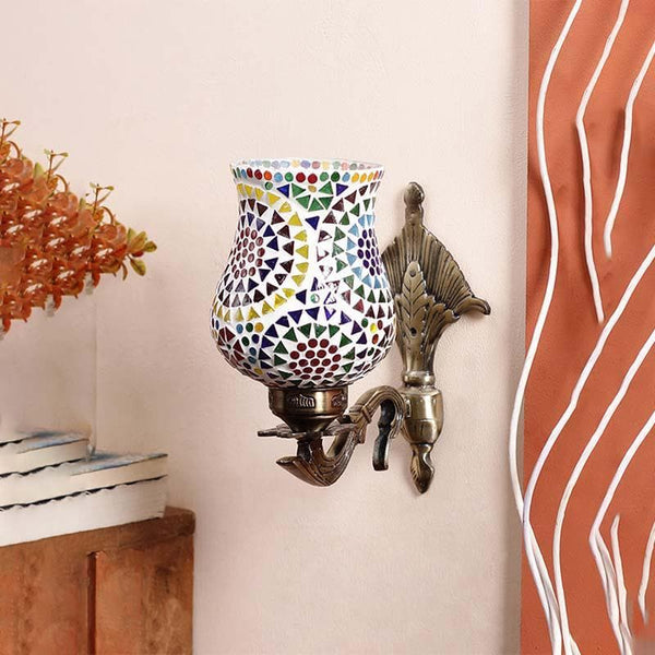 Buy Mandala Pied Wall Lamp - Multi Wall Lamp from Vaaree