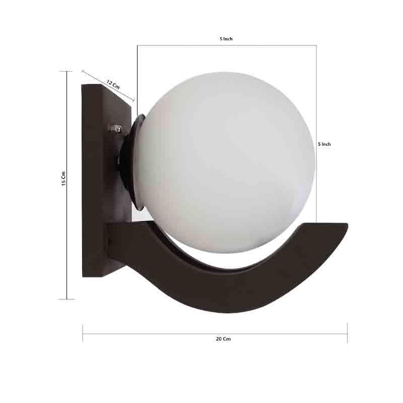 Buy Moon Gooseneck Wall Lamp - Pack Of One Wall Lamp from Vaaree