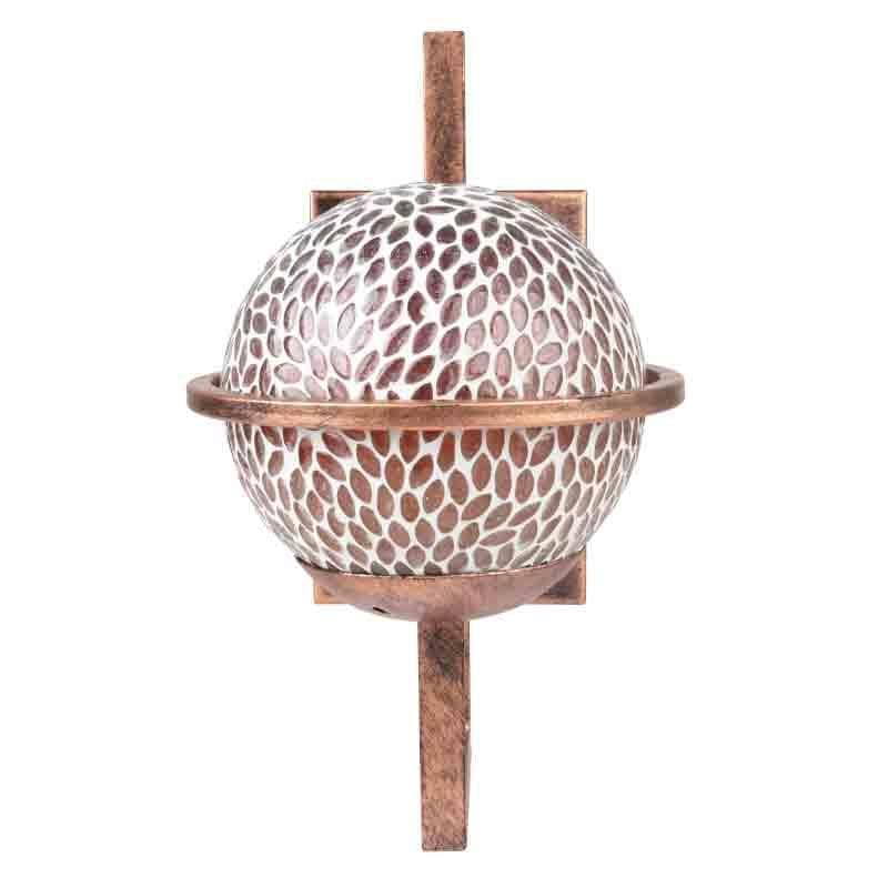 Buy Mosaic Moon Wall Lamp Wall Lamp from Vaaree