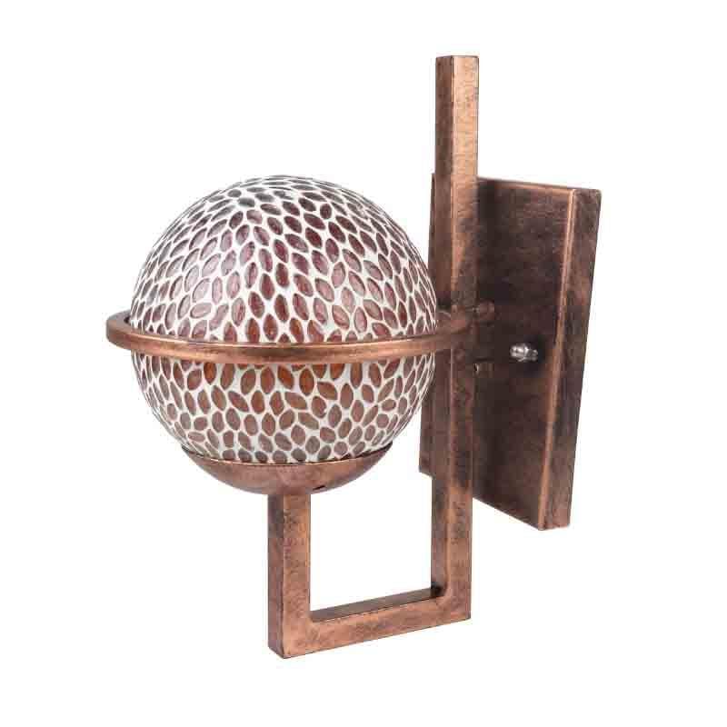 Buy Mosaic Moon Wall Lamp Wall Lamp from Vaaree