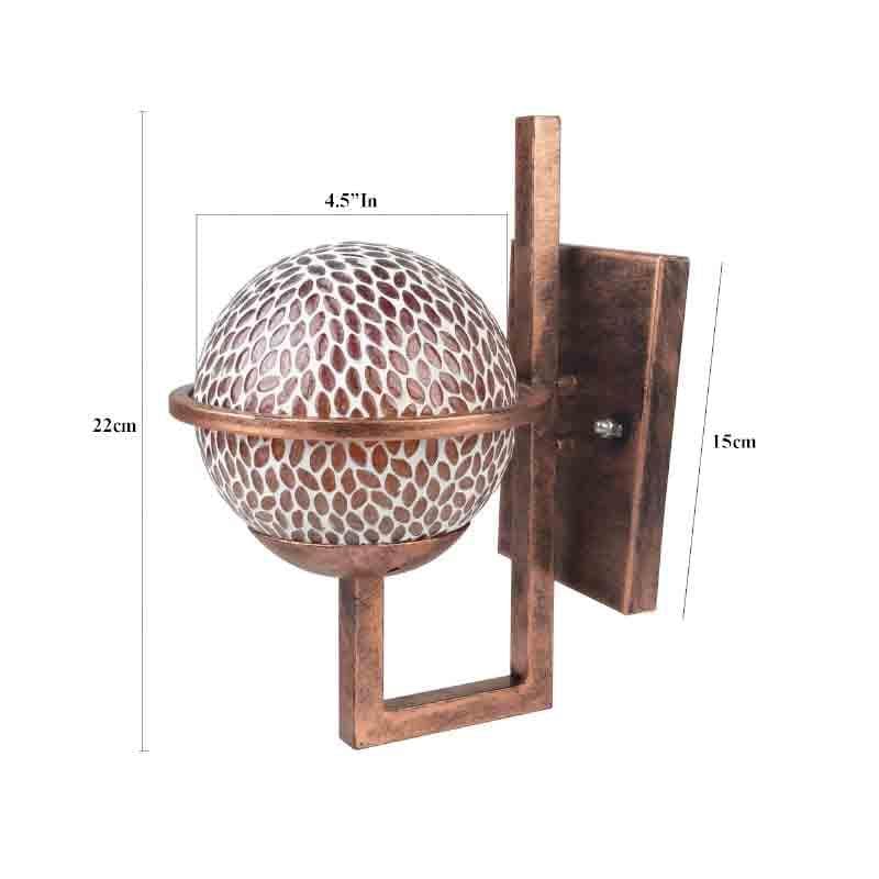 Buy Mosaic Moon Wall Lamp Wall Lamp from Vaaree