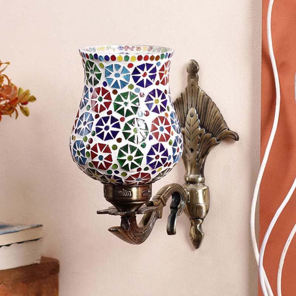 Buy Phulkari Mosaic Wall Lamp Wall Lamp from Vaaree