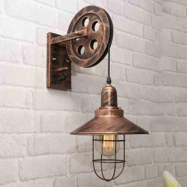 Wall Lamp - Vintage Pulley Wall Lamp