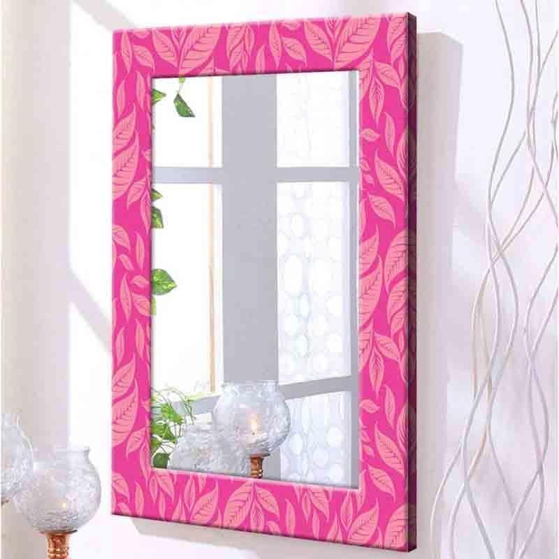 Buy Feuille Mirror - Pink Wall Mirror from Vaaree