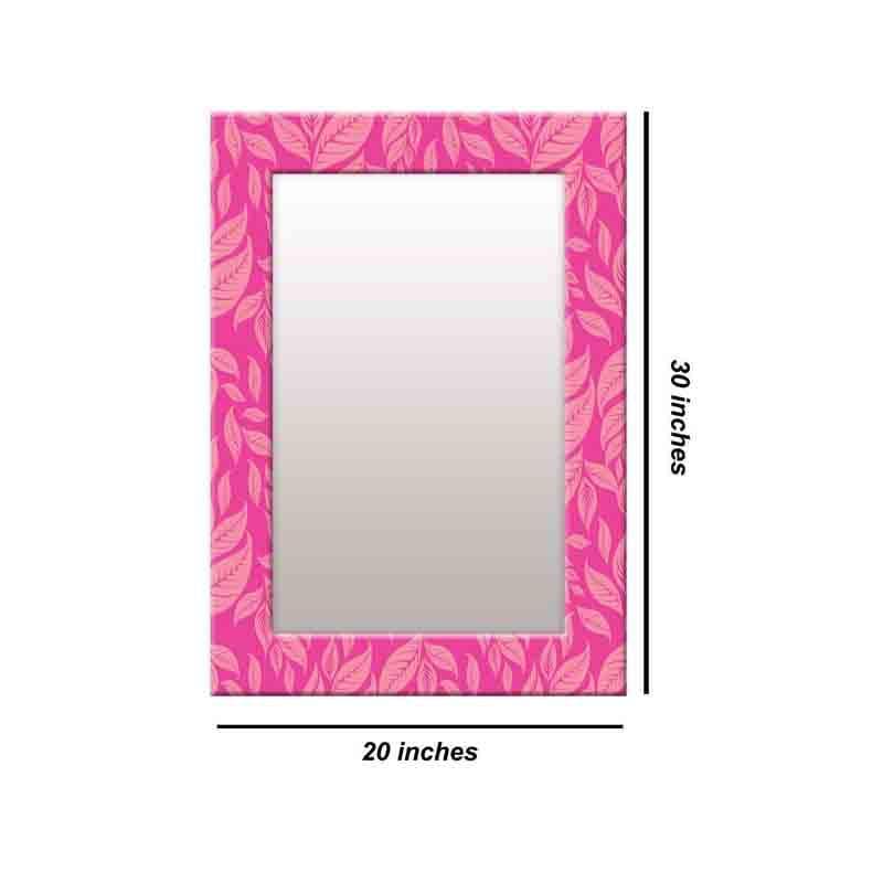 Buy Feuille Mirror - Pink Wall Mirror from Vaaree