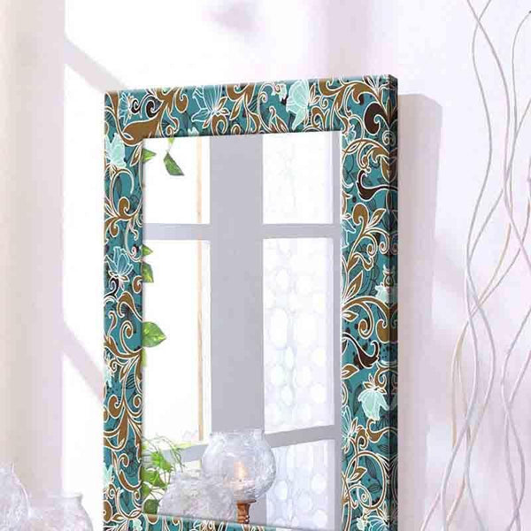 Wall Mirror - Fleur Mirror - Blue