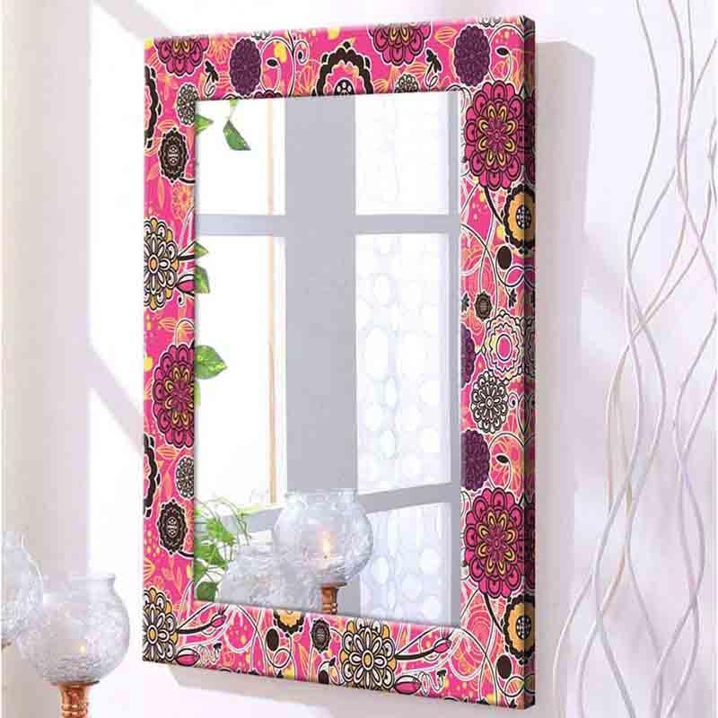 Buy Mandala Mirror - Pink Wall Mirror from Vaaree