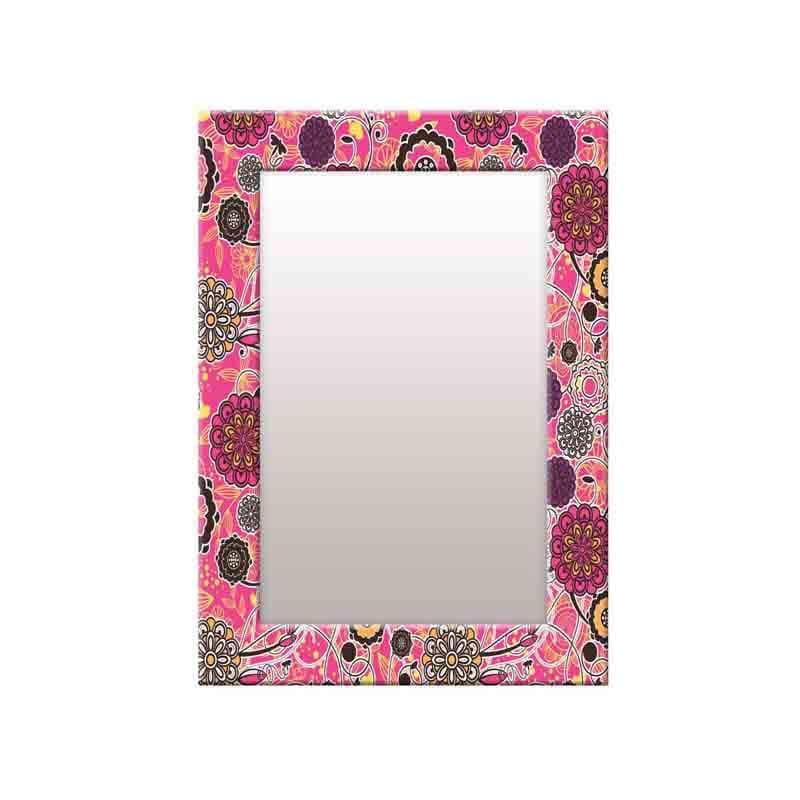 Buy Mandala Mirror - Pink Wall Mirror from Vaaree