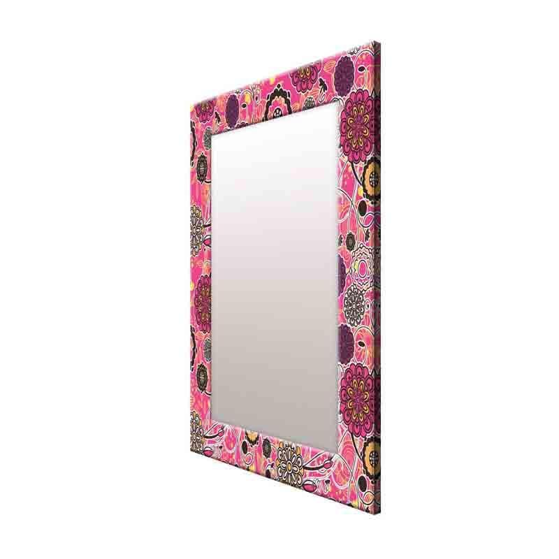 Buy Mandala Mirror - Pink Wall Mirror from Vaaree