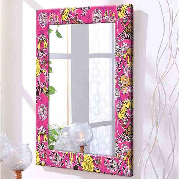 Wall Mirror - Nature's Essence Mirror - Pink