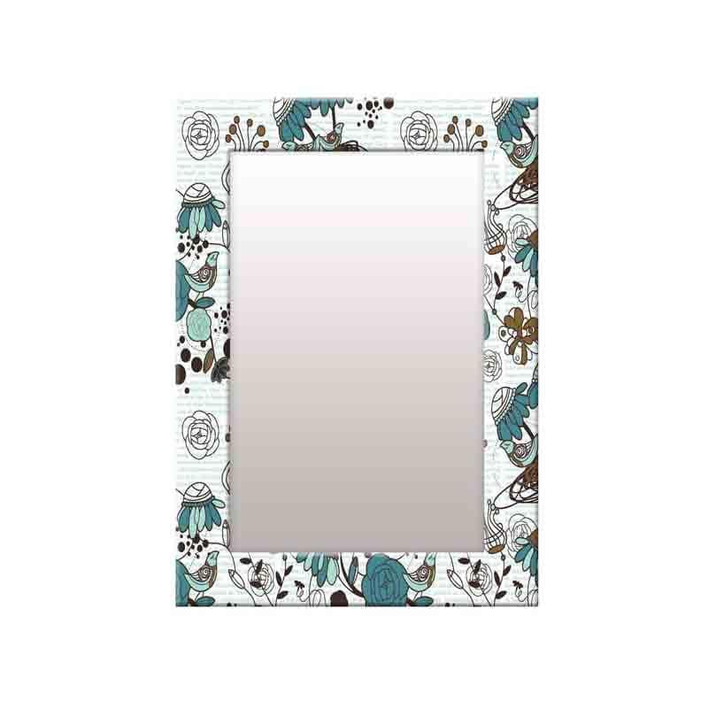 Buy Nature's Essence Mirror - Teal Wall Mirror from Vaaree