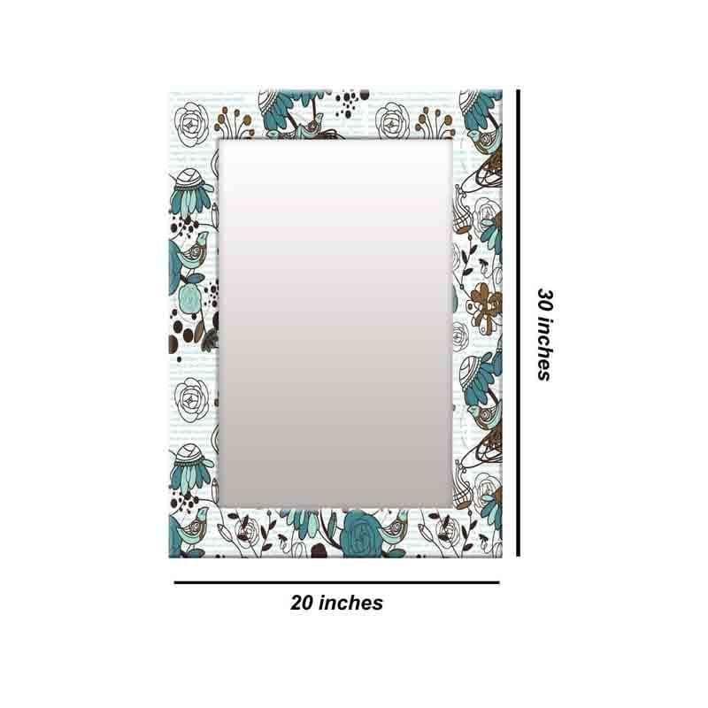 Buy Nature's Essence Mirror - Teal Wall Mirror from Vaaree