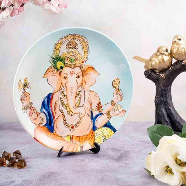Buy Wall Plates - Ganesha Decorative Wall Plates at Vaaree online