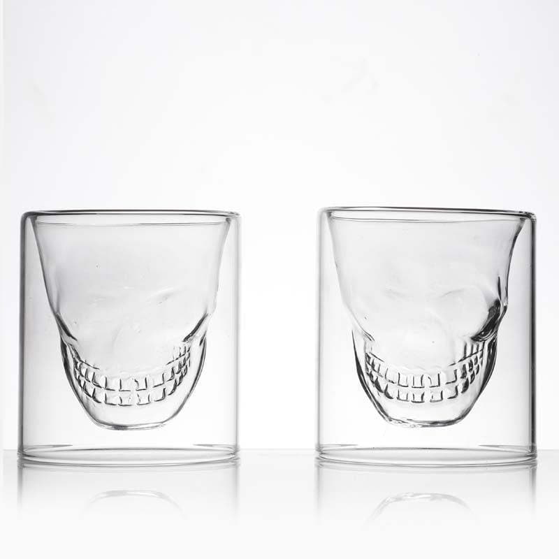 Buy Goth Skull Whiskey Glass - 75 ML Scotch & Whiskey Glasses from Vaaree