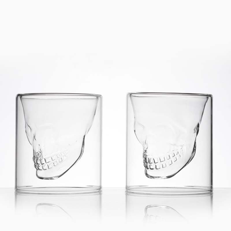 Buy Goth Skull Whiskey Glass - 75 ML Scotch & Whiskey Glasses from Vaaree