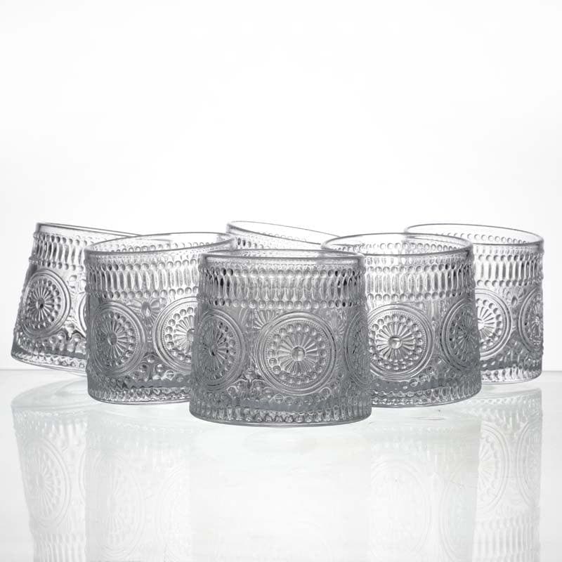 Buy Harmony Spinning Glass (300 ml ) - Set Of Two Scotch & Whiskey Glasses from Vaaree