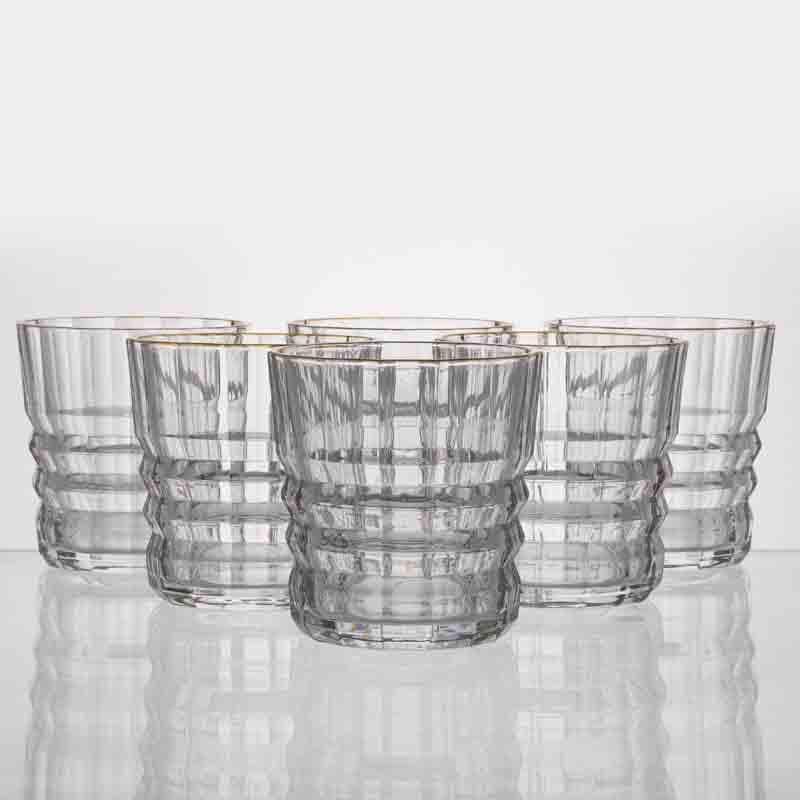 Buy Love Handles Whiskey Glass (300 ml ) - Set Of Two Scotch & Whiskey Glasses from Vaaree