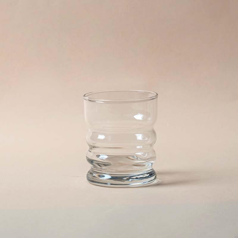 Scotch & Whiskey Glasses - Ribbed Whiskey Glass (240ml) - Set Of Six